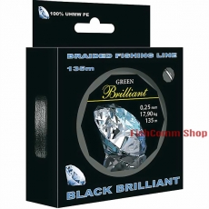 Плетеный шнур Aqua Black Brilliant 0.12 мм. 135 м.