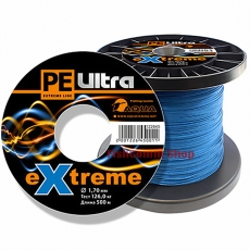 Плетеный шнур Aqua PE Ultra Extreme Blue 1.7 мм. 500 м. Плетеный шнур Aqua PE Ultra Extreme Blue 1.7 мм. 500 м.