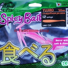 Trout Pro Spicy Bait Yujiro 50 мм. Съедобная резина, слаг Trout Pro Spicy Bait Yujiro 50 мм. Съедобная резина, слаг