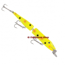 Воблер Creek Chub Jointed Wooden Pikie color Chartreuse Spotted