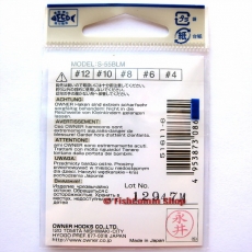 Крючок рыболовный Owner 51611 BC №6 S-55BLM (8 шт.)
