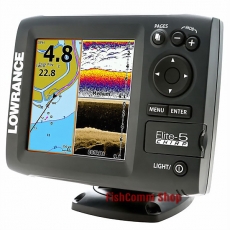 Эхолот-навигатор (картплоттер) Lowrance Elite-5 CHIRP (83/200+455/800) Эхолот-навигатор (картплоттер) Lowrance Elite-5 CHIRP (83/200+455/800)