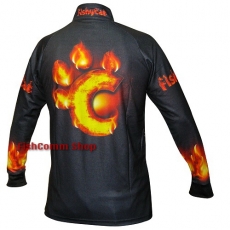 Футболка с длинным рукавом Fishycat Fire Deepcat T-Shirt размер XL (54-56)