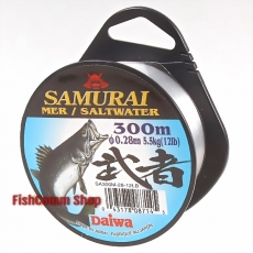 Леска Daiwa Samurai SA SW 300 м. 18LB 0.35 мм. цвет Clear