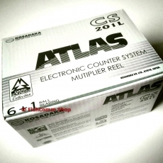 Катушка мультипликаторная Kosadaka Atlas CS 201L (лев.) с эл. счетчиком лески (ASTCS201L)