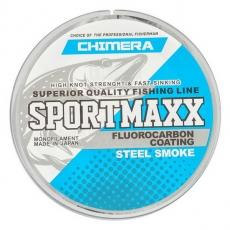 Леска Chimera SportMaxx (Fluorocarbon Coating) Steel Smoke 100 m. 0.30 mm.