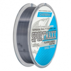 Леска Chimera SportMaxx (Fluorocarbon Coating) Steel Smoke 100 m. 0.32 mm.