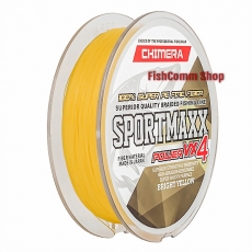 Плетеный шнур Chimera SportMaxx Power VX4 Bright Yellow 150 m. 0.10 mm. Плетеный шнур Chimera SportMaxx Power VX4 Bright Yellow 150 m. 0.10 mm.