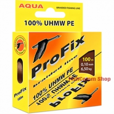 Плетеные шнуры Aqua ProFix Brown 100 m.