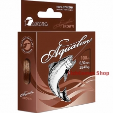 Плетеные шнуры Aqua Aqualon Brown 100 m.