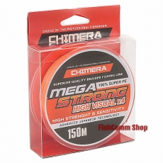 Плетеный шнур Chimera Megastrong High Visual 150 m. 0.06 mm.