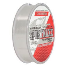 Леска Chimera SportMaxx (Fluorocarbon Coating) Pure Transparent 50 m. 0.10 mm.
