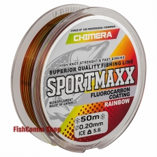 Леска Chimera SportMaxx (Fluorocarbon Coating) Rainbow 0.20 mm. 50 m. Леска Chimera SportMaxx (Fluorocarbon Coating) Rainbow 0.20 mm. 50 m.