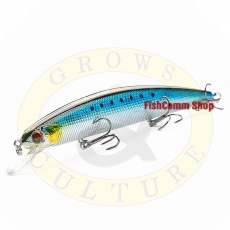 Воблер Grows Culture Rudla 130SP цвет H-68 (Blue/Black dots)