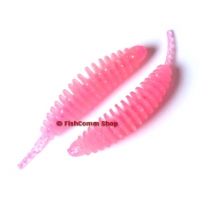 Силиконовые приманки (слаг) Trout Zone Plamp 2.5" Бледно-розовый с блестками (сыр)