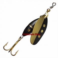 Блесна вращающаяся Myran Panter 10 g. Harr Gold