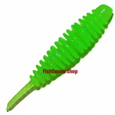 Силиконовая приманка Kosadaka Leech 42. Цвет FG (зеленый). 10 шт. (креветка)