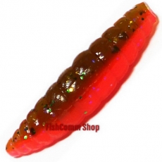 Силиконовая приманка Kosadaka Maggot 30. Цвет DGR (красно-коричневый с блестками). 12 шт. (сыр) Силиконовая приманка Kosadaka Maggot 30. Цвет DGR (красно-коричневый с блестками). 12 шт. (сыр)