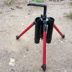 Стойка для 3-х удилищ переносная Stinger SACC-1005RD Red (красная)