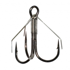 Крючок тройник незацепляйка Kosadaka Weedless R-Treble 3981W-BN