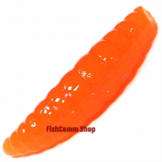 Силиконовая приманка Kosadaka Maggot 40. Цвет OR (оранжевый). 8 шт. (сыр)