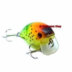 Воблер Rosy Dawn Chubby 38F SSR цвет 419 (Yellow Green Dot)