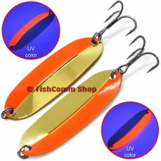 Блесна Kosadaka Wabbler W40 Spoon 57 мм. 7 г. цвет GO2