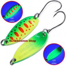 Блесна Kosadaka Trout Police Cicadas Wing 2.5 г. 29 мм. цвет E47UV