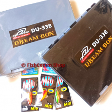 Коробка для блесен микроколебалок Columbia Dream Box DU-338 (Black)