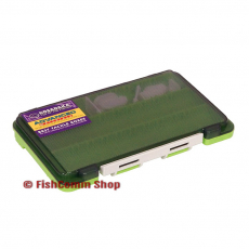 Коробка Kosadaka TB-S63A 3 продольные секции + доп. вставки (зеленая) 175х105х20 мм. Коробка Kosadaka TB-S63A 3 продольные секции + доп. вставки (зеленая) 175х105х20 мм.