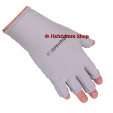 Перчатки Kosadaka Sunblock Gloves эластичные с открытой ладонью и пальцами Grey XL