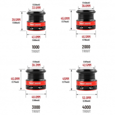 Катушка безынерционная Grows Culture Trout UL 3000