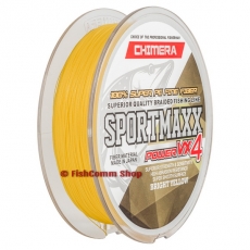 Плетеные шнуры Chimera SportMaxx Power VX4 Bright Yellow 150 m. Плетеные шнуры Chimera SportMaxx Power VX4 Bright Yellow 150 m.