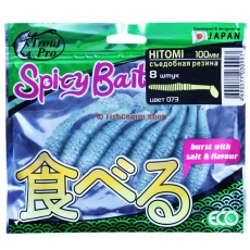 Виброхвост Trout Pro Spicy Bait Hitomi 100 мм., цвет 073