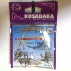 Поводок Kosadaka Classic 7000-11 длина 22 см. тест 10 кг. упаковка 5 шт.