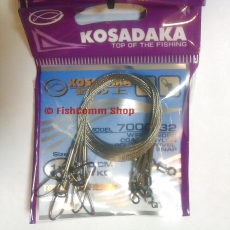 Поводок Kosadaka Classic 7000-32 длина 30 см. тест 28 кг. упаковка 5 шт.