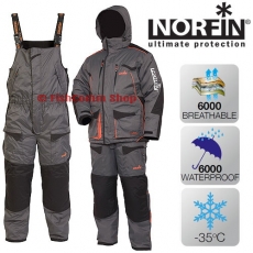 Костюм зимний Norfin Discovery Gray, XL